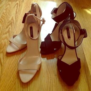 Zara Shoes - Nude & black Zara heels (bundled by request) Zara Shoes - Nude & black Zara heels (bundled by request)