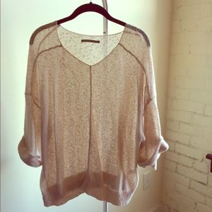 Oversized beige sweater