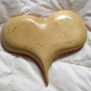 Heart wall art. Wooden. Handmade.