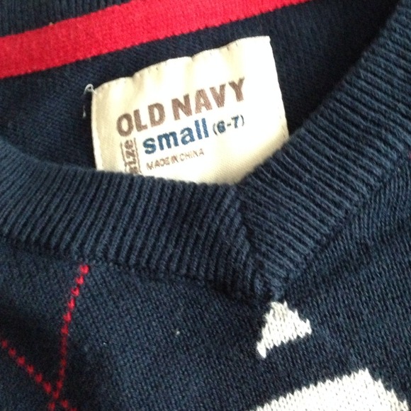 Boys size Small Argyle Sweater - Picture 2 of 4