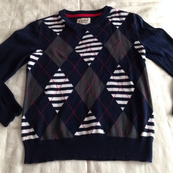 Boys size Small Argyle Sweater - Picture 3 of 4
