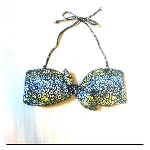 Swim! Black and Gold halter swim top