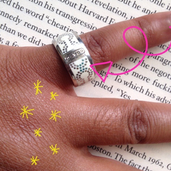 TODAY ONLY 10% OFF!!!! Authentic coach ring - Picture 2 of 4