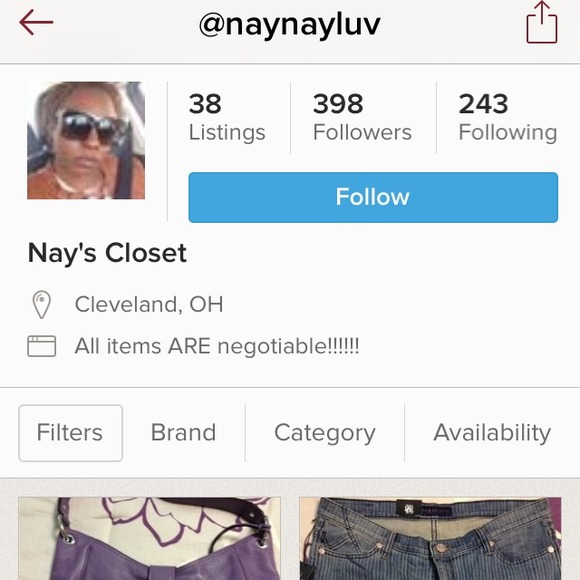 Shop @naynayluv closet great posher