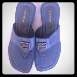Blue Nine West Sandals