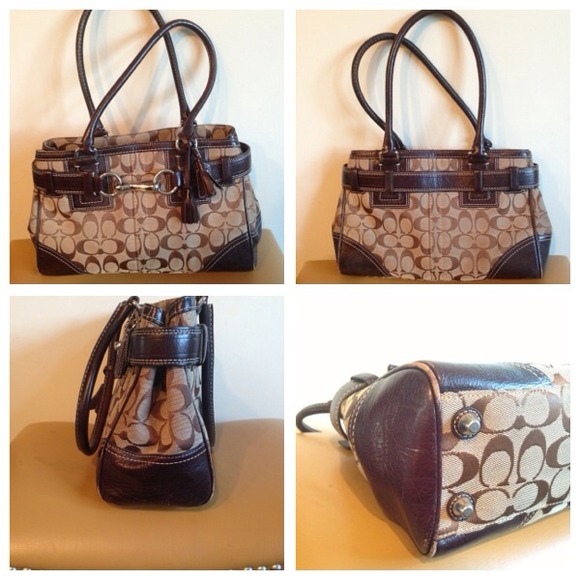 Coach Brown Satchel- Authentic!