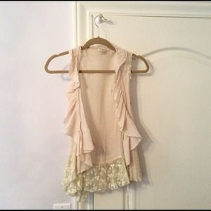 Lacey tie back shirt