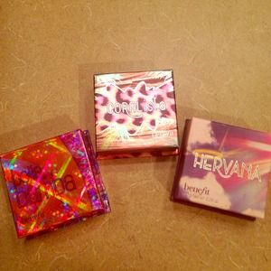 Benefit Coralista, Bella Bamba, Hervana blushes