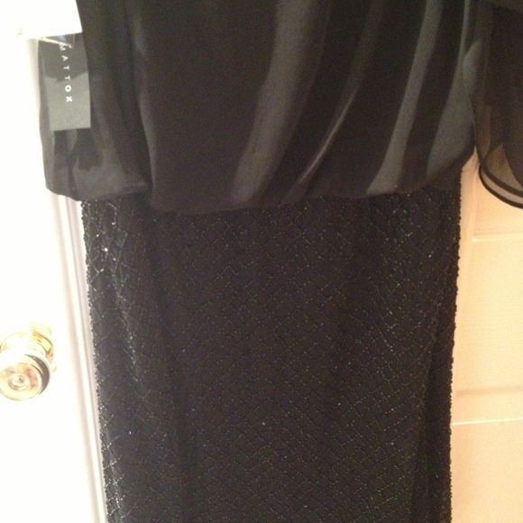 Black Cocktail Dress - Picture 2 of 4