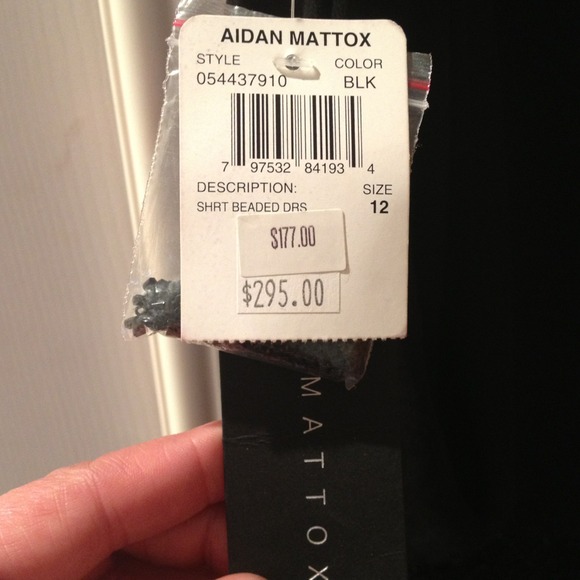 Black Cocktail Dress - Picture 3 of 4