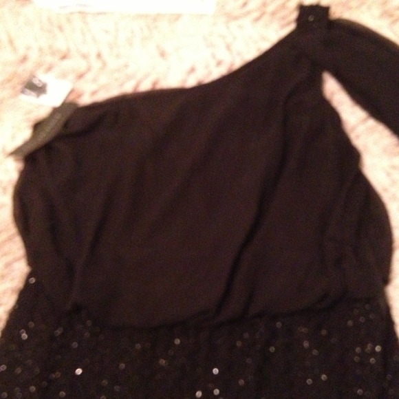 Black Cocktail Dress - Picture 4 of 4