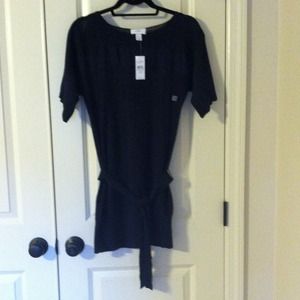 Navy blue tunic top