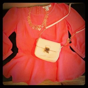 Sweetheart peplum top