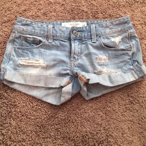 Bundle! A&F shorts, yellow tank, Y&R shirt