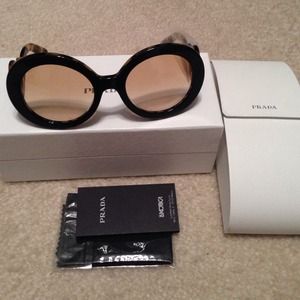 Prada round Baroque sunglasses