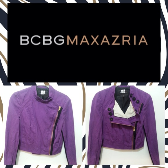 BCBG Max Azria Purple Jacket