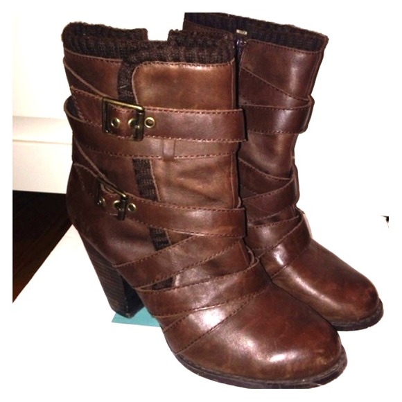 Seychelles brown leather boots