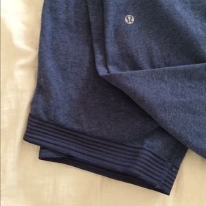 Lululemon yoga pants boot leg cut in heather navy