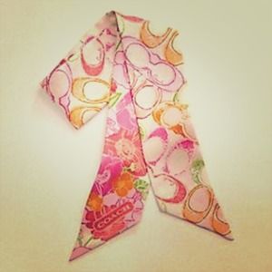 Coach hair scarf