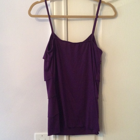Purple Ruffle Tank - Picture 2 of 2