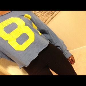 long sleeve off the shoulder 81 shirt