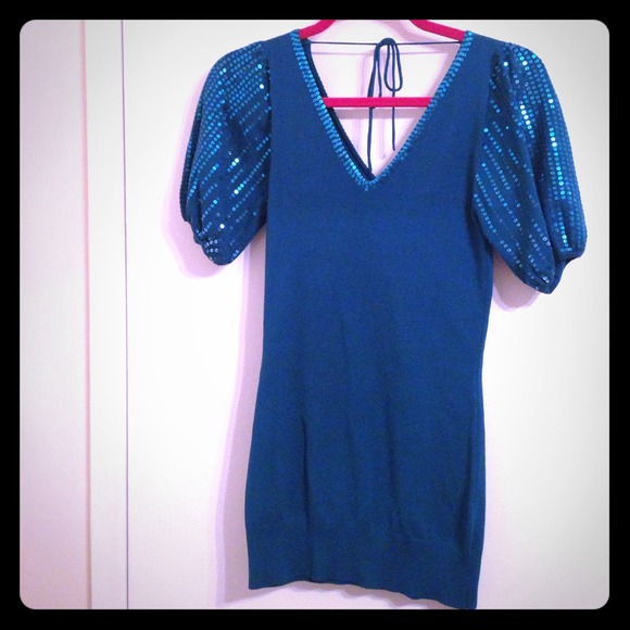 Arden B Sequins Sweater - Picture 1 of 4
