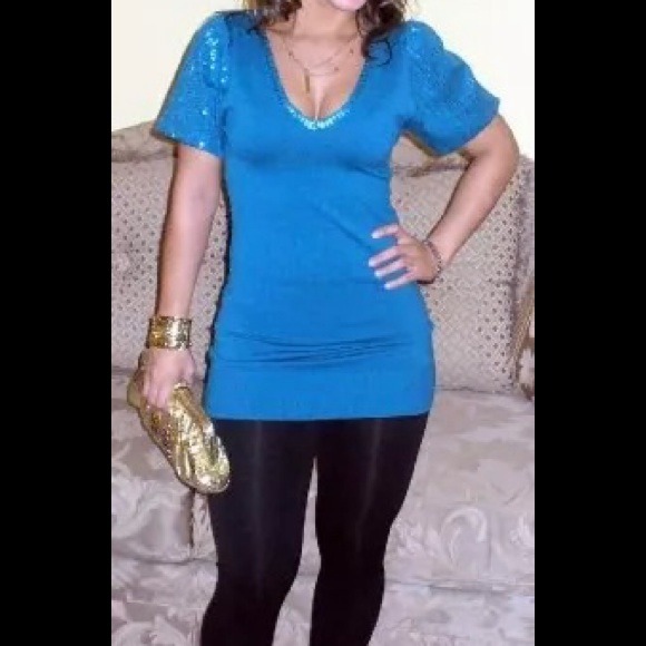 Arden B Sequins Sweater - Picture 2 of 4