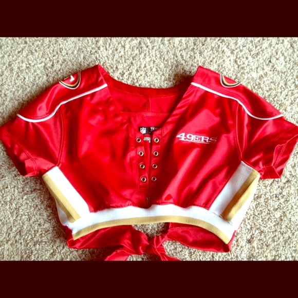 ❌SOLD❌ Cropped SF 49ers NFL jersey - Picture 1 of 4