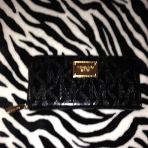 Black MK wallet.