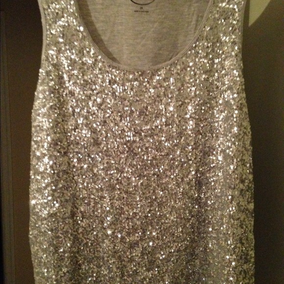 U will be sparkling in this glitter tank top!!!