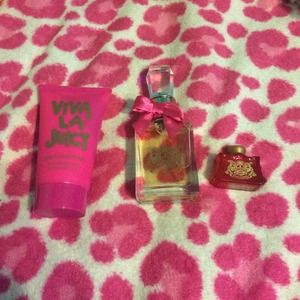viva la juicy perfume and lotion set