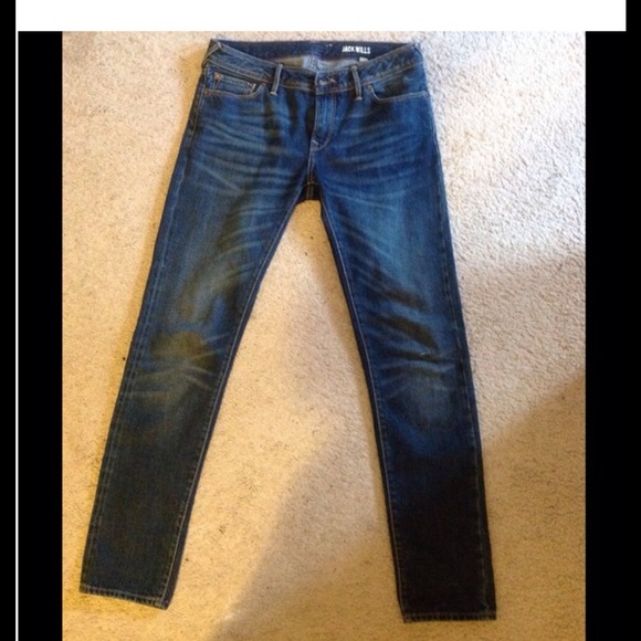 Designer Jack Wills jeans distressed knee