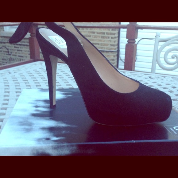 Dolce Vita black suede bow slingback! Gorgeous!
