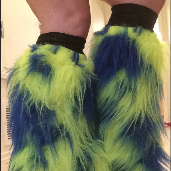 rave fluffies - never been worn!