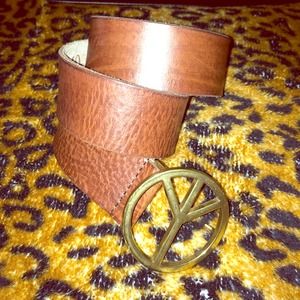 Brown Peace Mossimo Belt