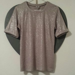 metallic top