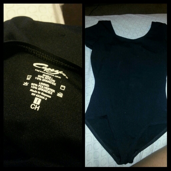 Hardly used Girls small black ballet leotard