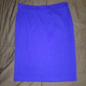Electric Blueish Mossimo Pencil Skirt