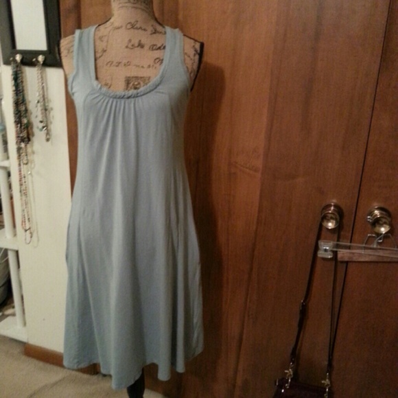 ****Sold in bundle****GAP Slate Blue Jersey  Dress - Picture 1 of 3
