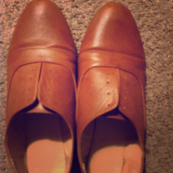 Brown oxfords