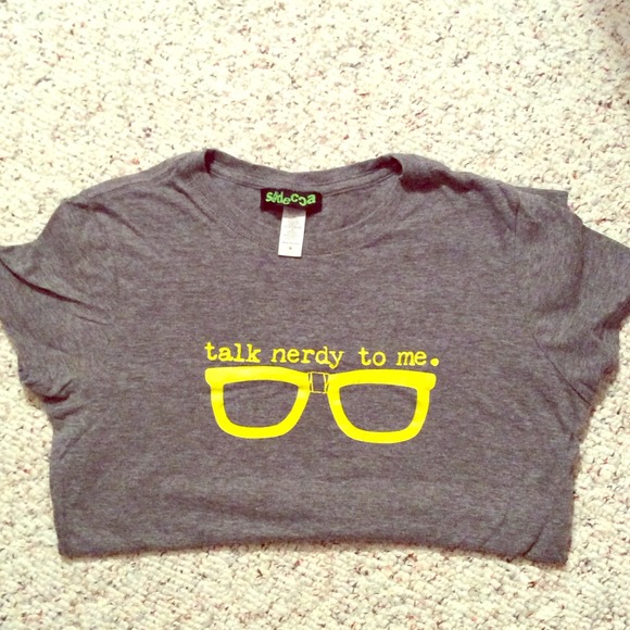 🚨SOLD🚨"Talk Nerdy To Me" Graphic Tee