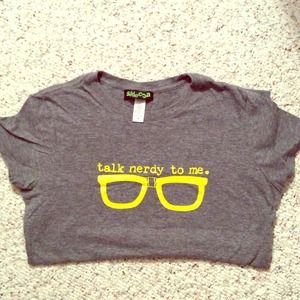 🚨SOLD🚨"Talk Nerdy To Me" Graphic Tee