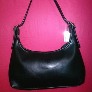 Authentic Coach leather black handbag