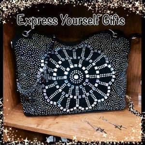 Black and Beautiful Handbag .