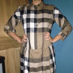Burberry Brit button up dress