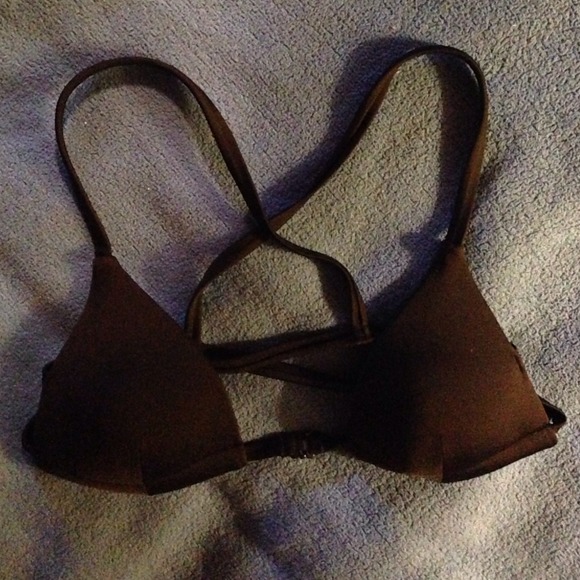 Black strappy back bikini 💕