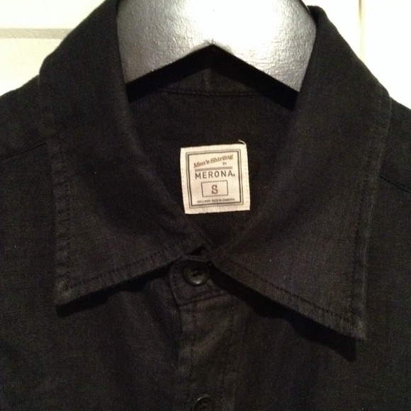 Small Merona linen shirt with two front pockets - Picture 2 of 3