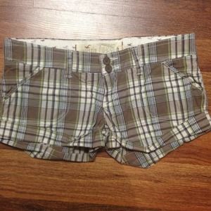 Plaid shorts