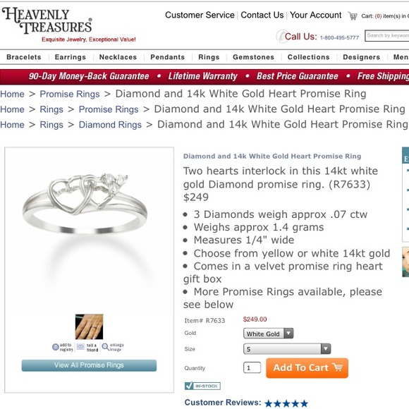 💗💍Diamond Promise Ring💍💗