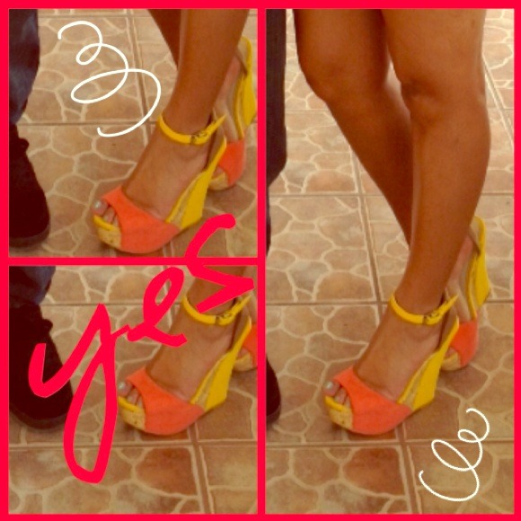 Beautiful wedge heels